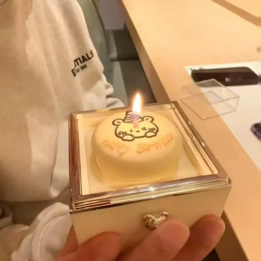 Little Bear Cake Surprise Ring Box